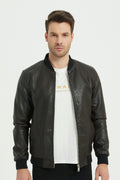 Bomber en simi cuir ERICK