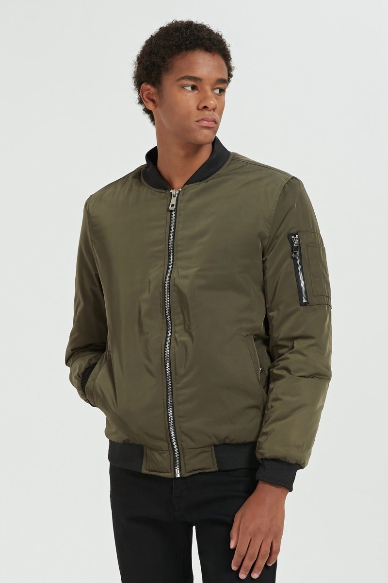 Bomber rembourré fashion homme