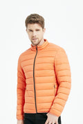 Doudoune col montant orange ACHIL