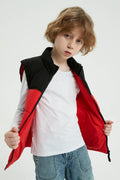 Doudoune enfant sans manches rouge PING JR