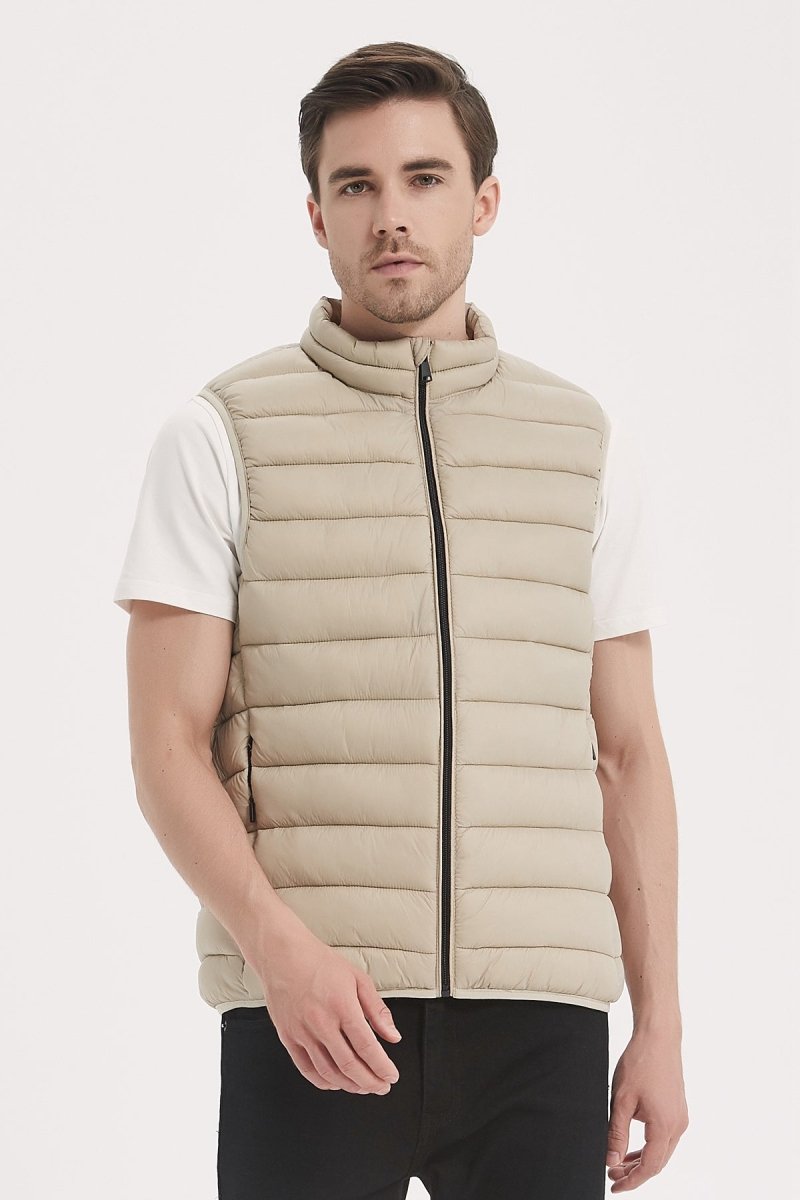 Doudoune gilet beige clair KAYSER