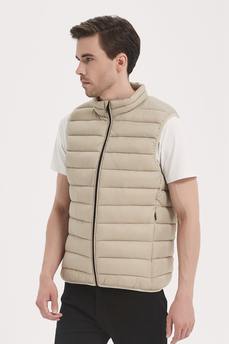 Doudoune gilet beige clair KAYSER