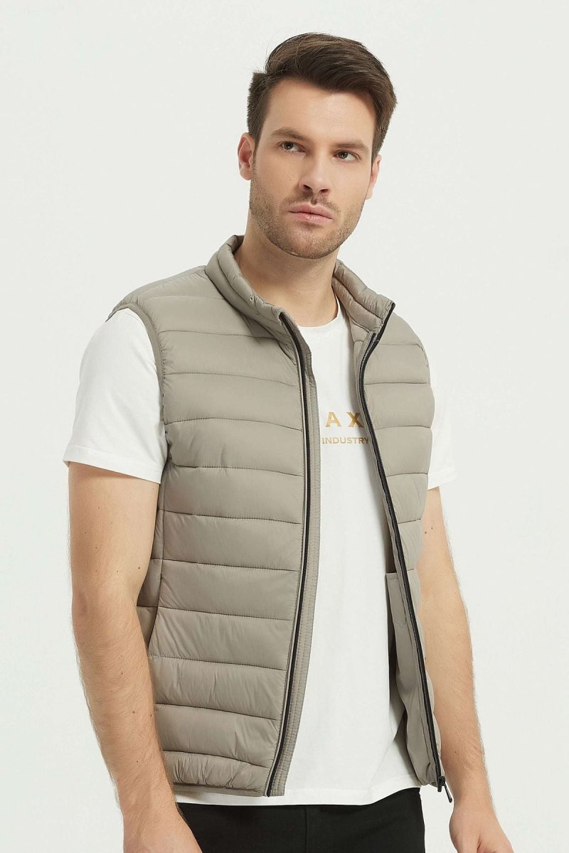 Doudoune gilet beige clair KAYSER