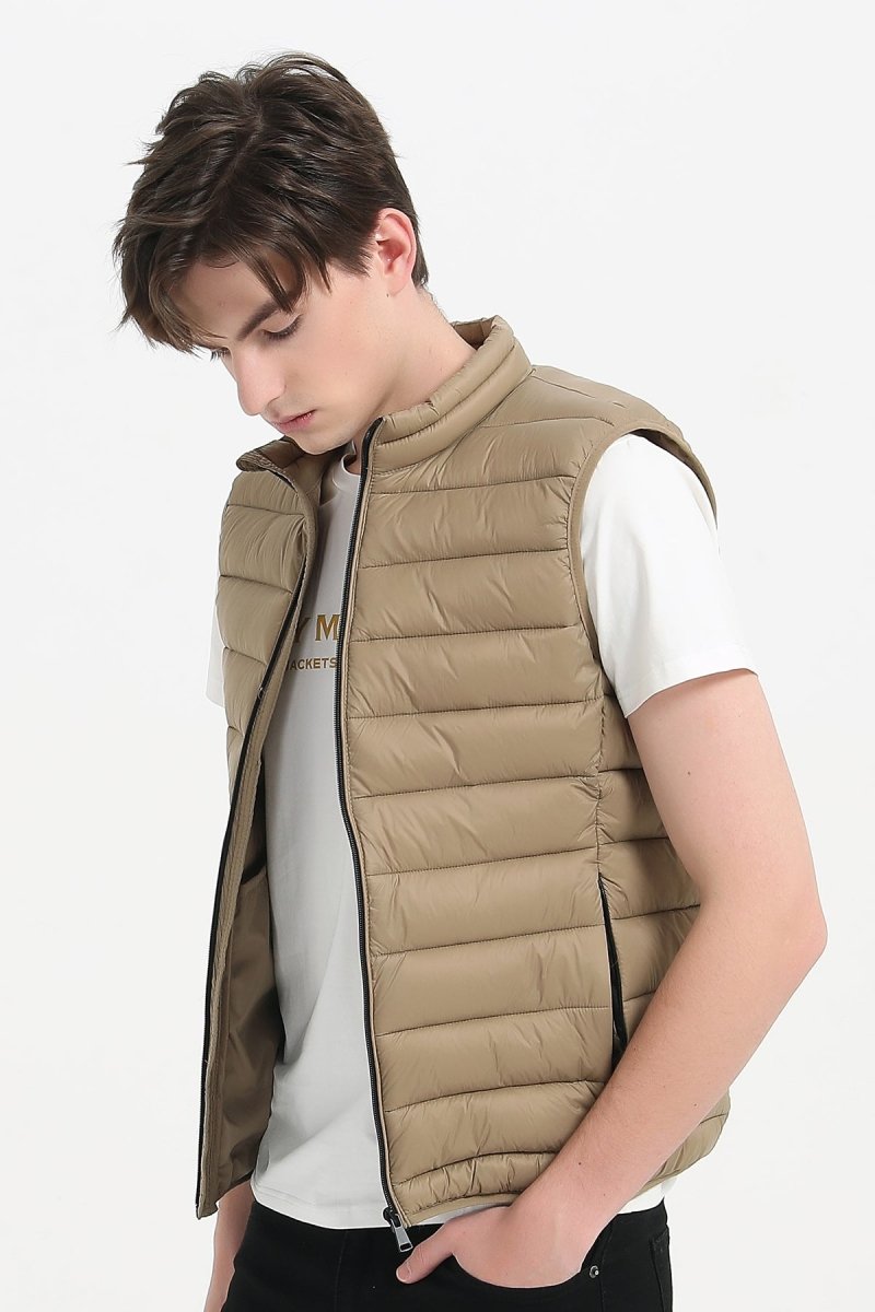 Doudoune gilet beige KAYSER