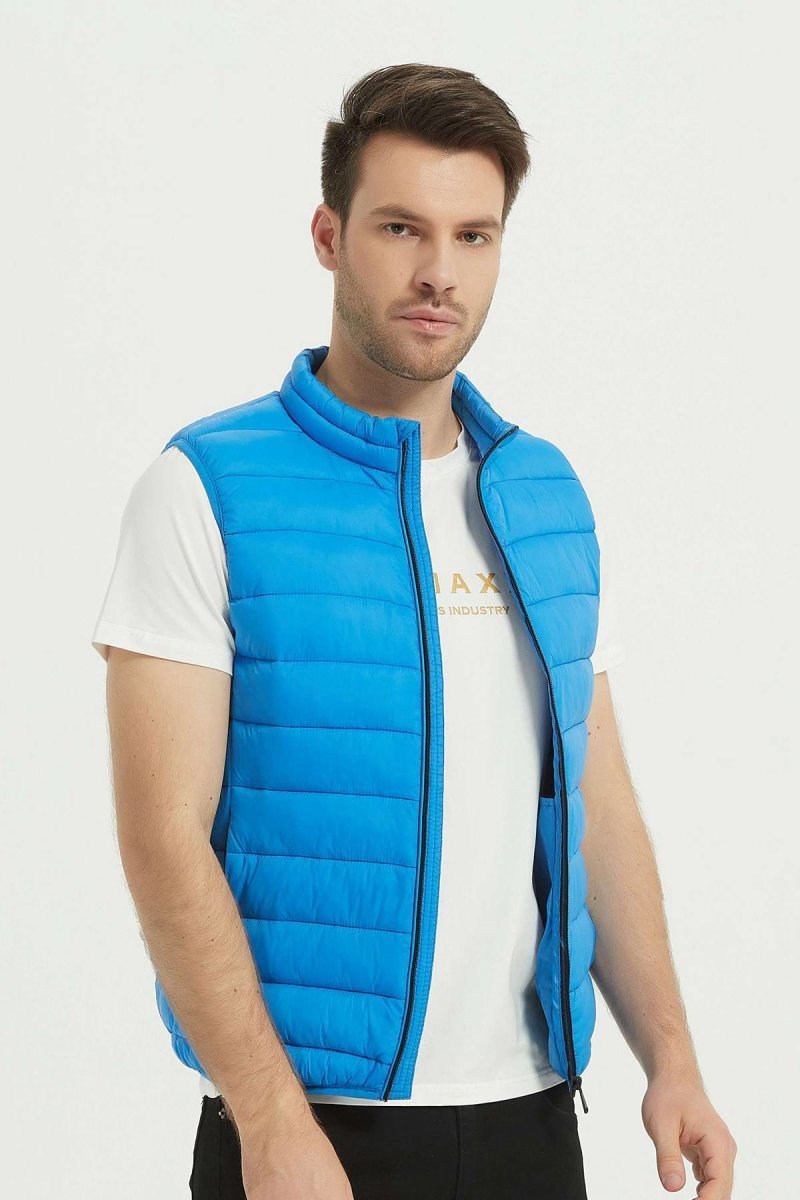 Doudoune gilet bleu ciel KAYSER