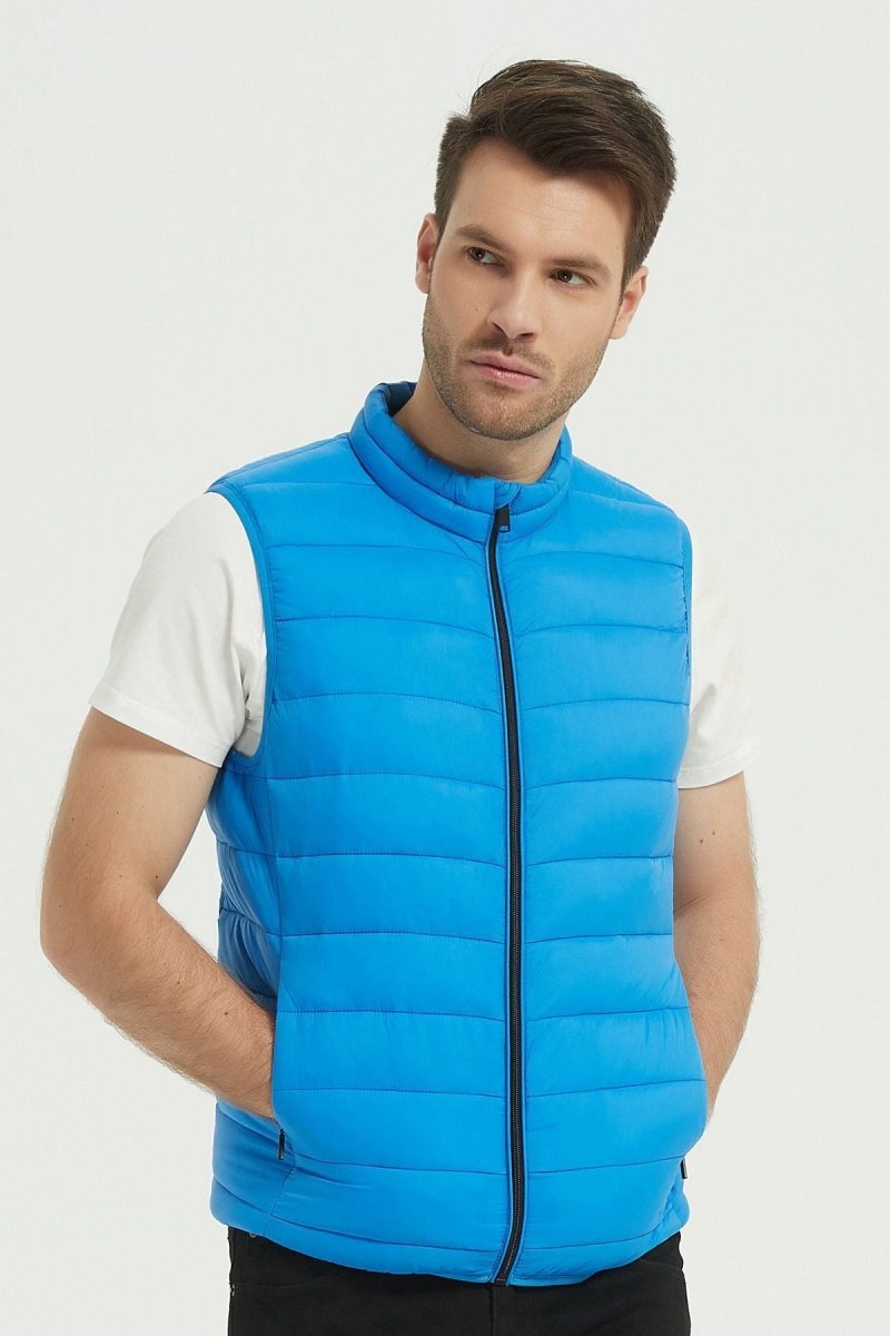 Doudoune gilet bleu ciel KAYSER