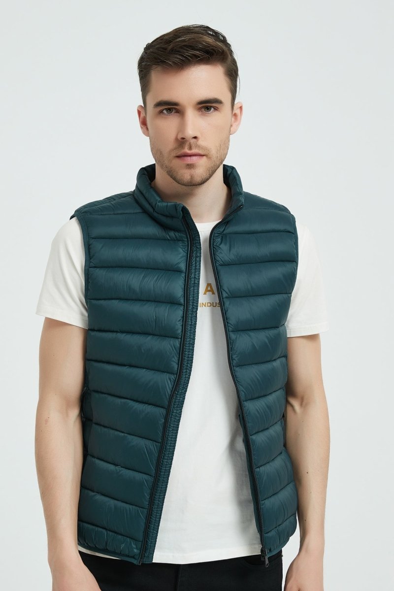 Doudoune gilet bleu encre KAYSER