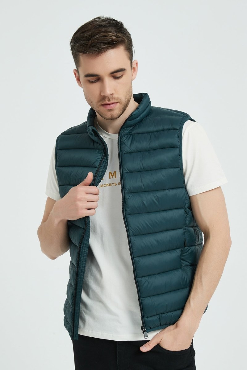 Doudoune gilet bleu encre KAYSER