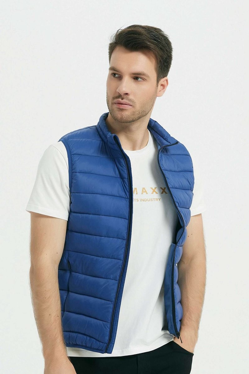 Doudoune gilet bleu royal KAYSER