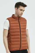 Doudoune gilet brique KAYSER