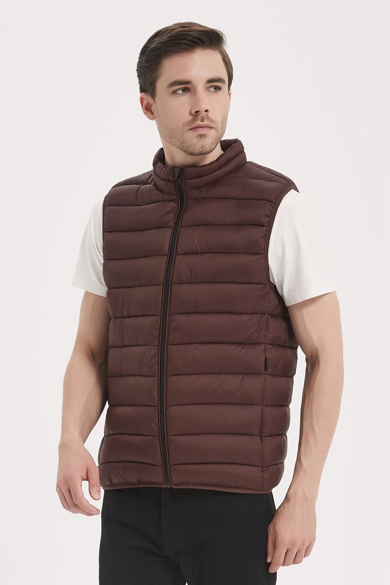 Doudoune gilet marron KAYSER