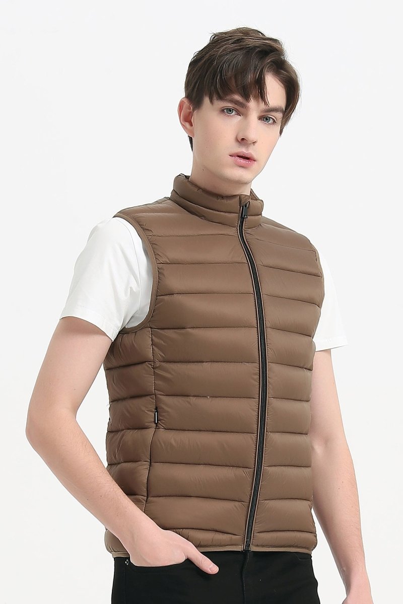 Doudoune gilet marron KAYSER