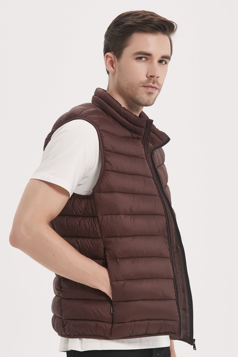 Doudoune gilet marron KAYSER