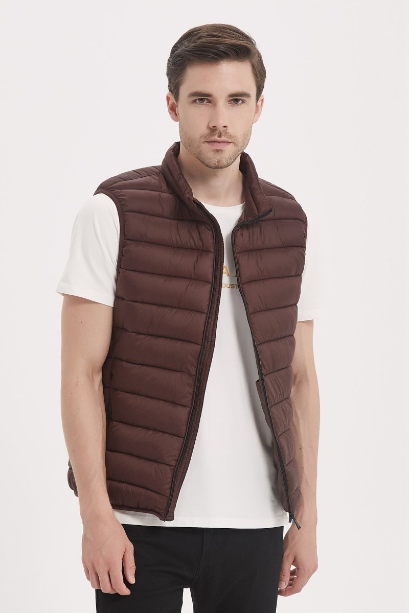 Doudoune gilet marron KAYSER