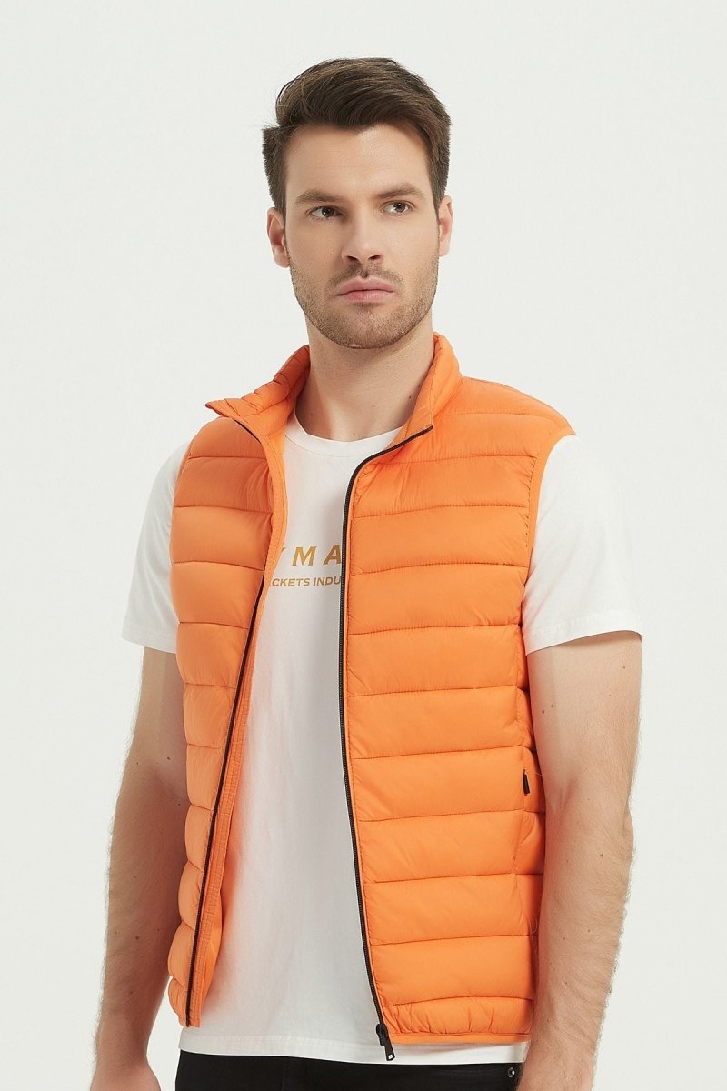 Doudoune gilet orange KAYSER