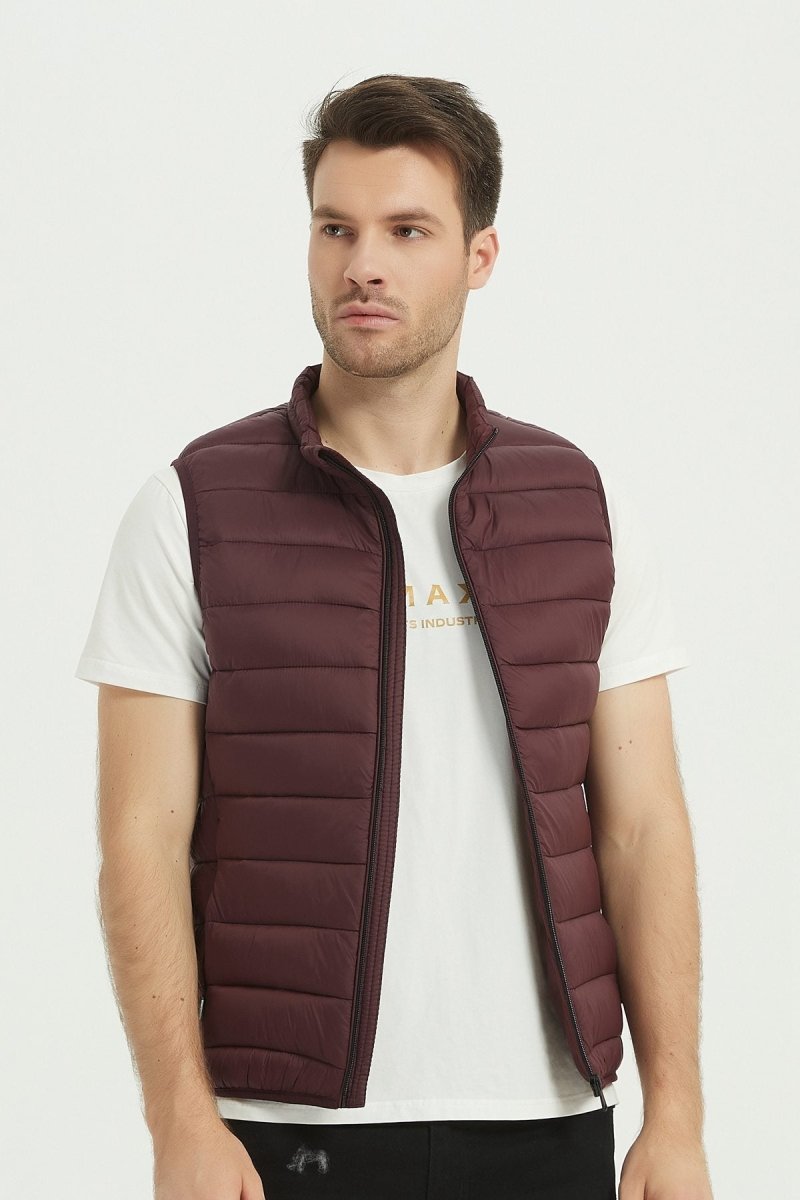 Doudoune gilet prune KAYSER