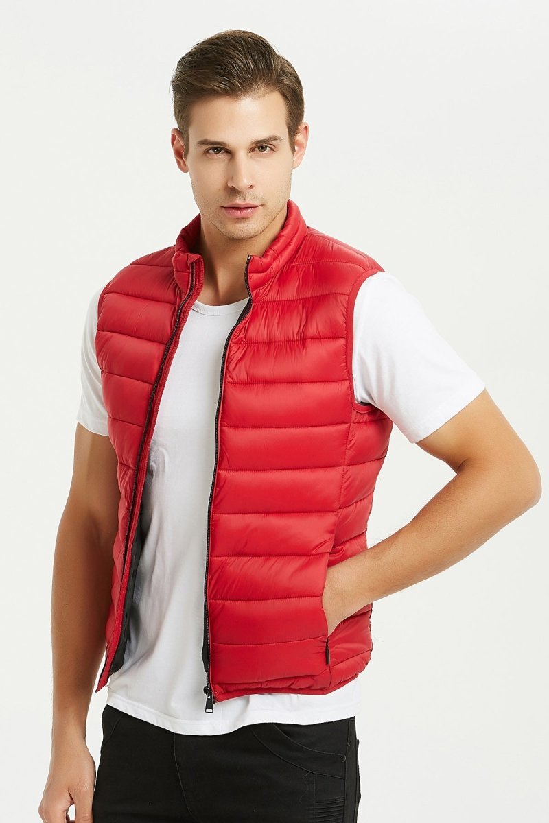 Doudoune gilet rouge KAYSER