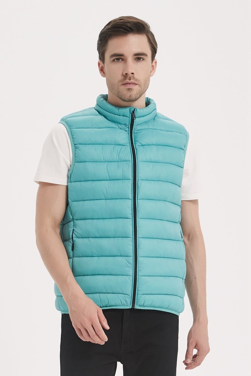 Doudoune gilet turquois KAYSER