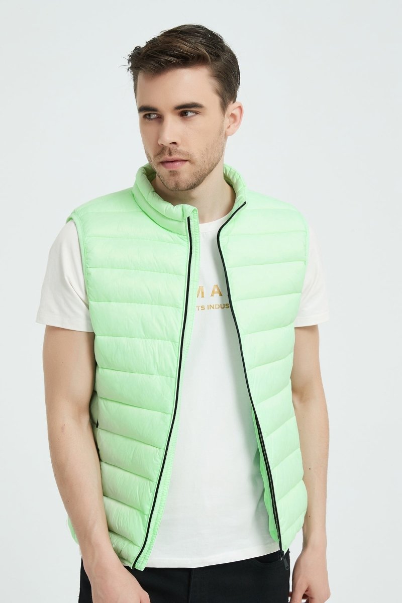 Doudoune gilet vert clair KAYSER