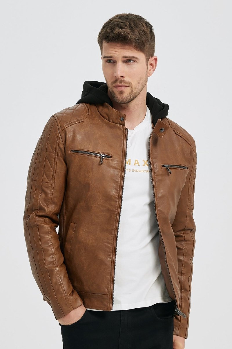 Veste en simili cuir JORGEN