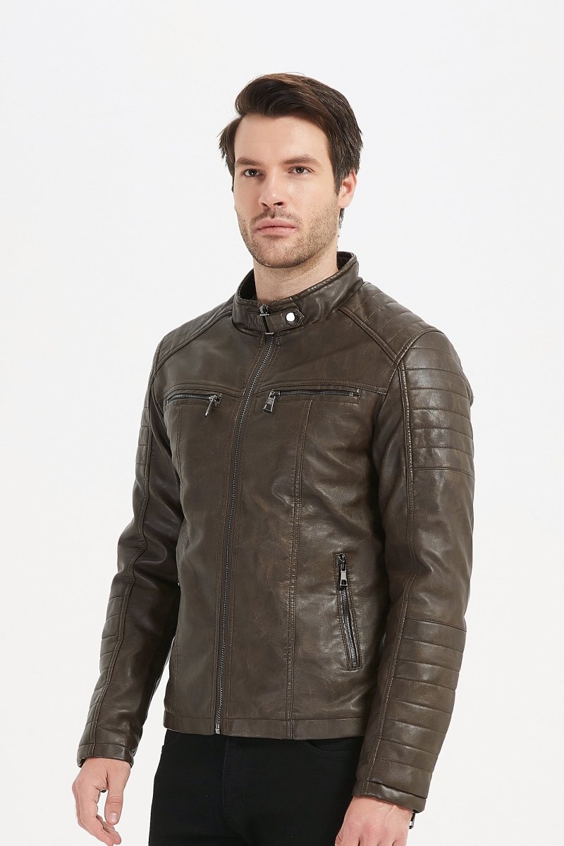 Veste en simili cuir KEITH