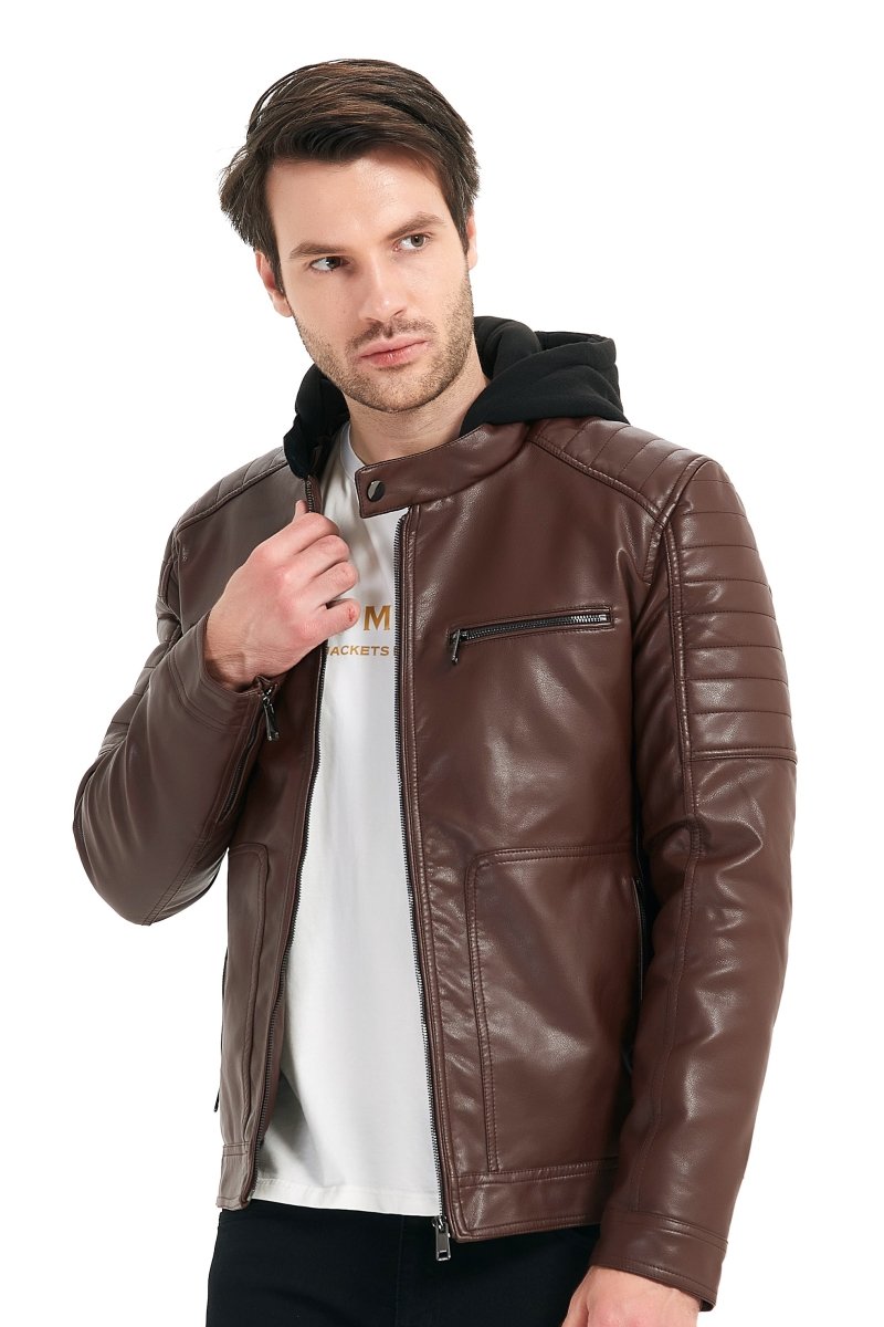 Veste en simili cuir PETE