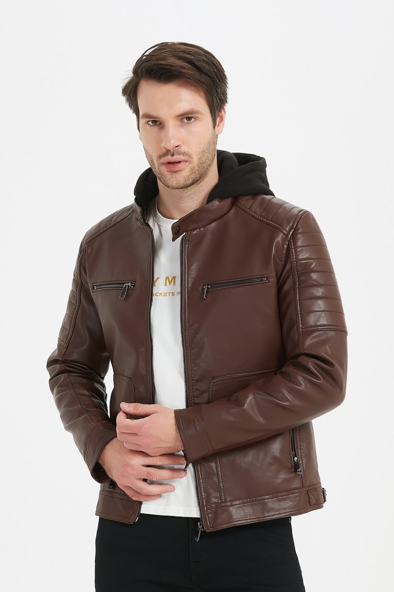 Veste en simili cuir PETE