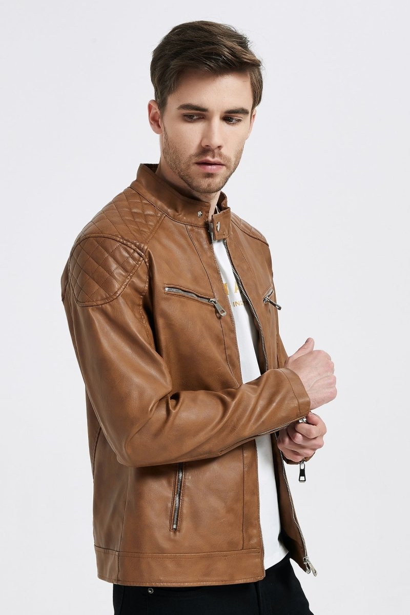 Veste simili cuir LEONIS